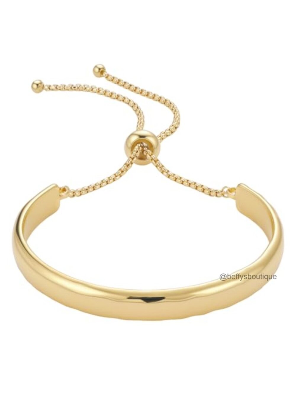 Gold Plated Adjustable Bolo Bracelet Dainty Minimalist Everyday Jewelry Gift